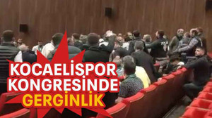 Kocaelispor kongresinde gerginlik